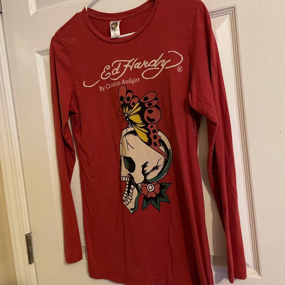 Ed Hard skull long sleeve